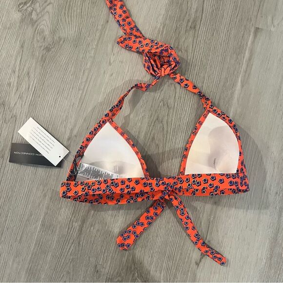 NWT French Connection Starry Night Triangle Bikini Top Size Medium - Picture 4 of 7